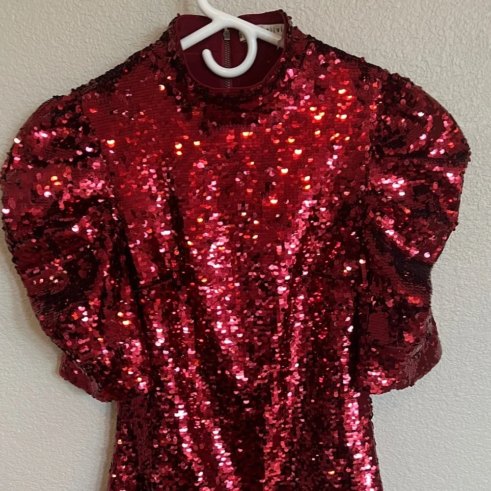 Alice + Olivia Brenna Sequin Bodycon Dress - Picture 9 of 13